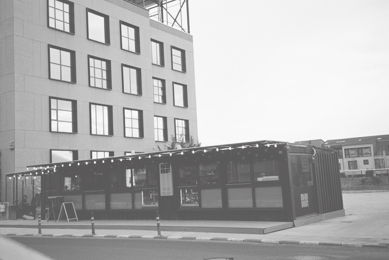 Specialty coffee bar and private kindergarten